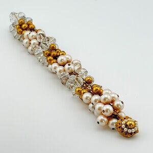 RARE Mid-century Marion Haskell Cha Cha Bracelet 
“Huge”